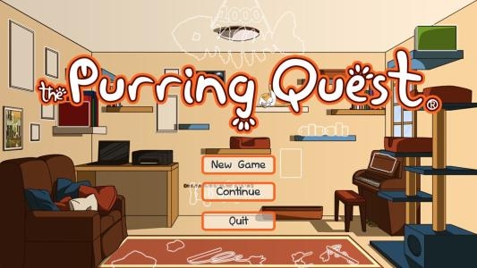 The Purring Quest titlescreen