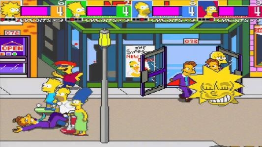 The Simpsons Arcade Game screenshot