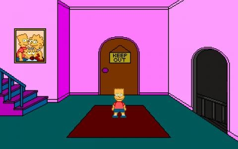 The Simpsons: Bart's House of Weirdness screenshot