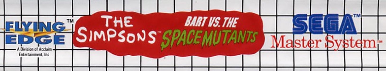 The Simpsons: Bart vs. The Space Mutants banner