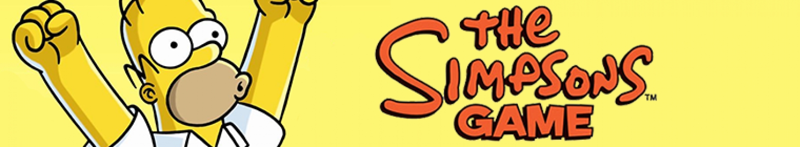The Simpsons Game banner