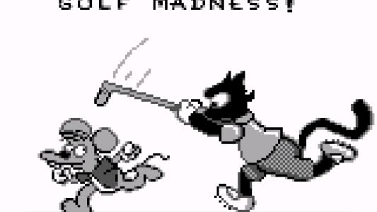 The Simpsons: Itchy & Scratchy in Miniature Golf Madness titlescreen