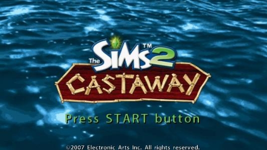 The Sims 2: Castaway titlescreen