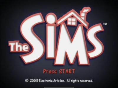The Sims 2 titlescreen