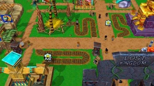 Theme Park Roller Coaster screenshot