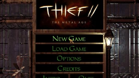 Thief II: The Metal Age titlescreen