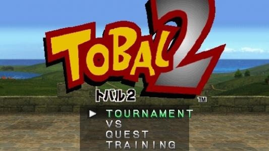 Tobal 2 titlescreen