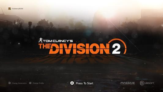 Tom Clancy's The Division 2 [Washington D. C. Edition] titlescreen