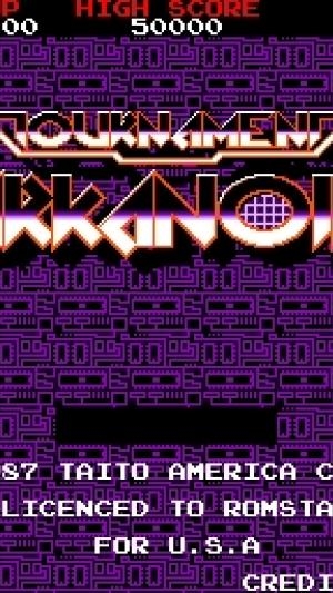 Tournament Arkanoid titlescreen