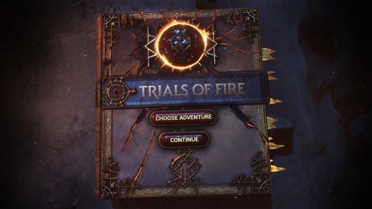 Trials of Fire titlescreen