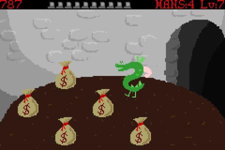 Trogdor for Game Boy Advance screenshot