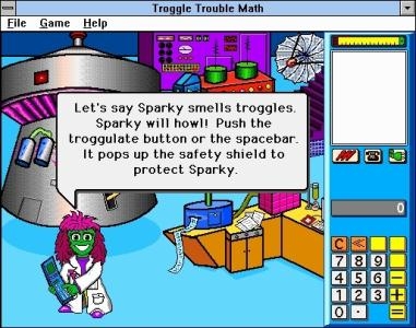 Troggle Trouble Math screenshot