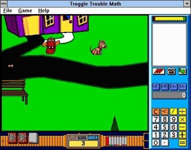 Troggle Trouble Math screenshot