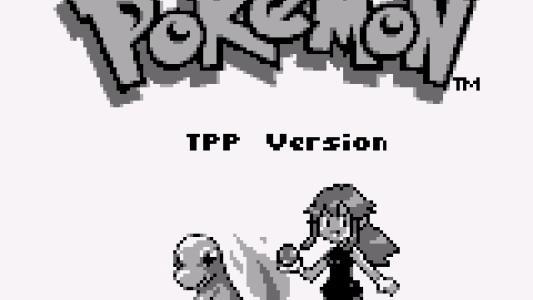 Twitch Plays Pokémon: Anniversary Red titlescreen