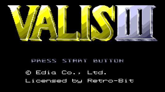 Valis III [Retro-Bit] titlescreen