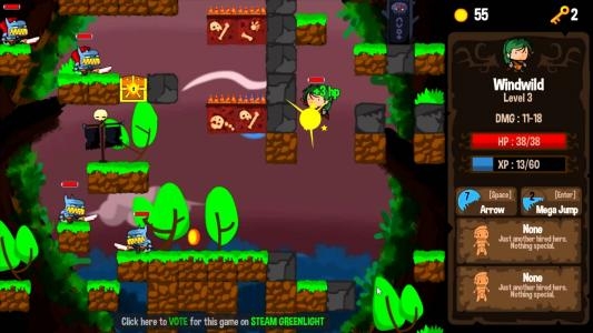 Vertical Drop Heroes HD screenshot