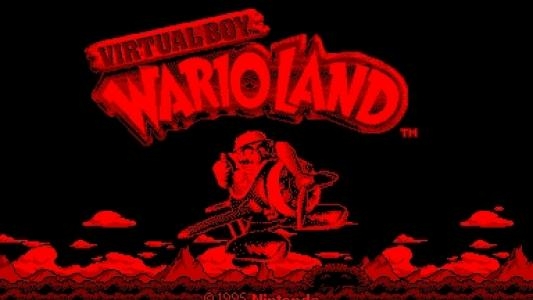 Virtual Boy Wario Land titlescreen