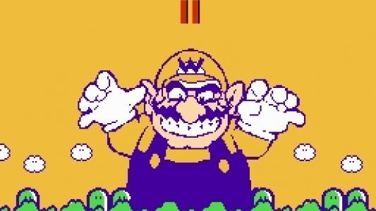 Wario Land II titlescreen