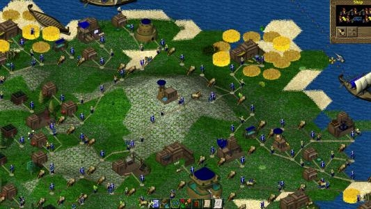 Widelands screenshot