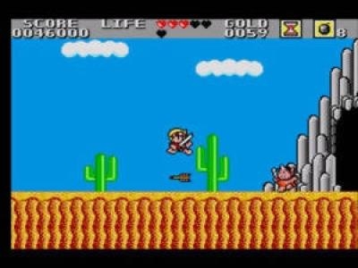 Wonder Boy in Monster Land screenshot