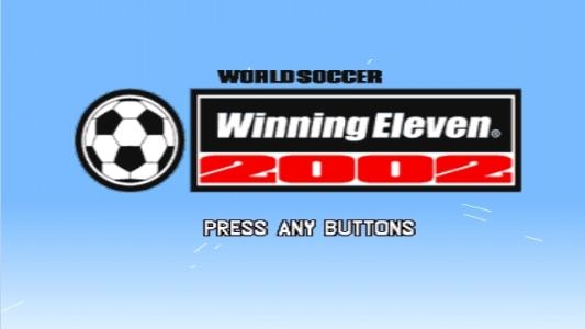 World Soccer Winning Eleven 2002 titlescreen