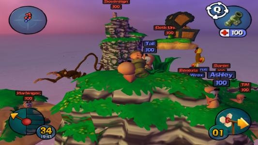 Worms 3D screenshot