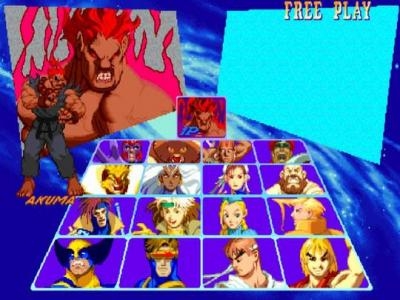 X-Men vs. Street Fighter screenshot