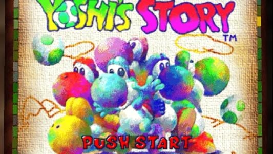 Yoshi's Story [Player's Choice] titlescreen