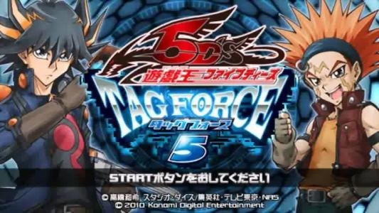 Yu-Gi-Oh! 5D's Tag Force 5 titlescreen