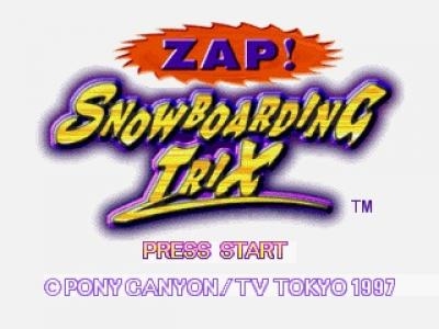 Zap! Snowboarding Trix screenshot